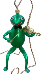 27 Italian De Carlini, Waterford, Poland, Germany, Shiny Brite, USA Glass Christmas Ornaments