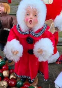 20 pc Old World Carolers, Mistletoe Balls, Pheasant Birds, Garland and Floral Holiday Decorations