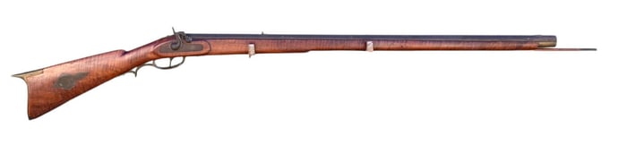 Beautiful Old Black Powder Muzzle Loader Huntsman Long Rifle