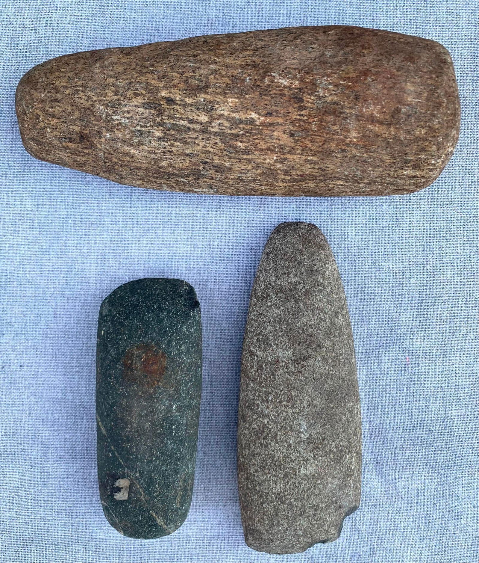 3 Field Found Indigenous North American Indian Stone Tool Relics (1 of 10)