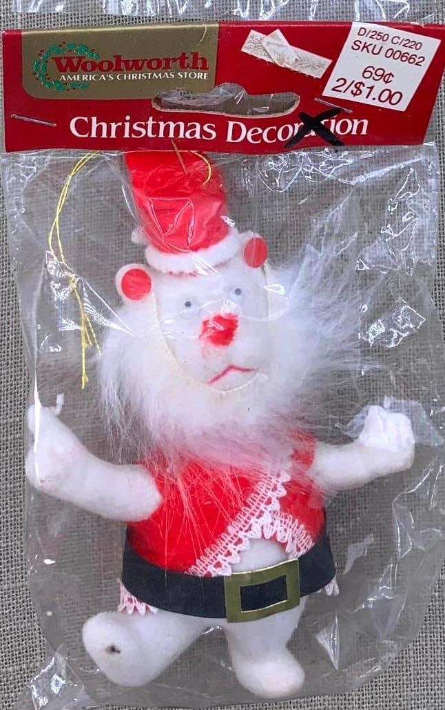 12 Vintage NOS Woolworth, Commodore, Unopened Christmas Ornaments (1 of 9)