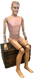 1930s Articulated Mannequin Haberdashery Gent
