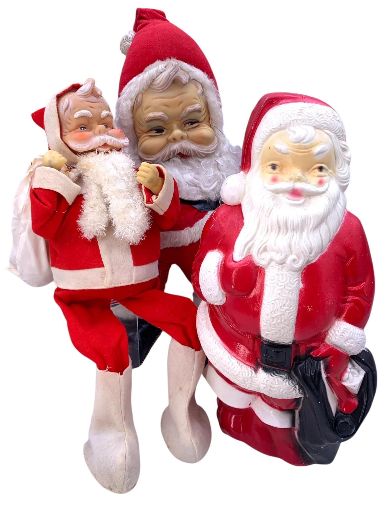 Mid Century Santa Claus Toys and Empire Blow Mold Christmas Decoration (1 of 18)