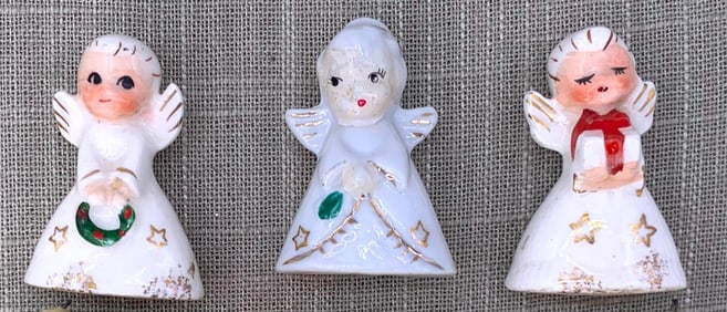 18 pc Howard Holt, Japan, Napcoware, Mid Century Christmas Angel, Choir Boy, Figurines & Ornaments