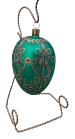 46 pc Vintage Teal Shiny Brite, Ruby Glass, Russian Lacquer, German Christmas Ornaments