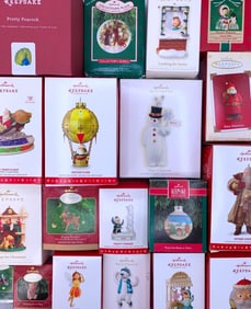 19 Quality Hallmark Keepsake Artisan Crafted Christmas Ornaments in Original Boxes