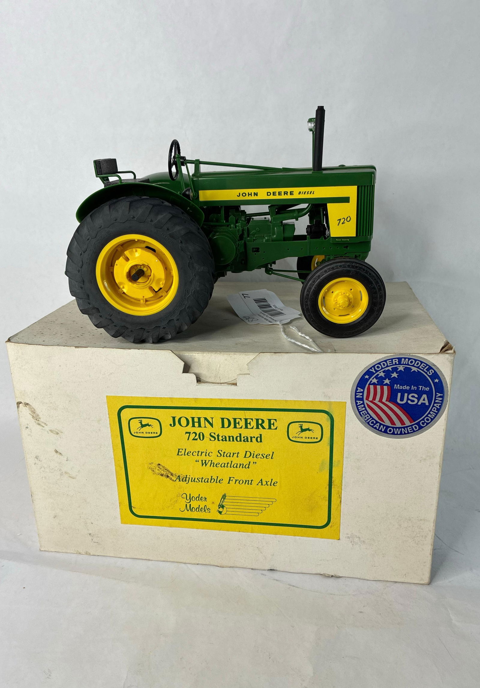 Yoder Models John Deere 720 WF HD Electric Start Diesel Wheatland Standard Tractor w/ Adjustable Axl (1 of 5)