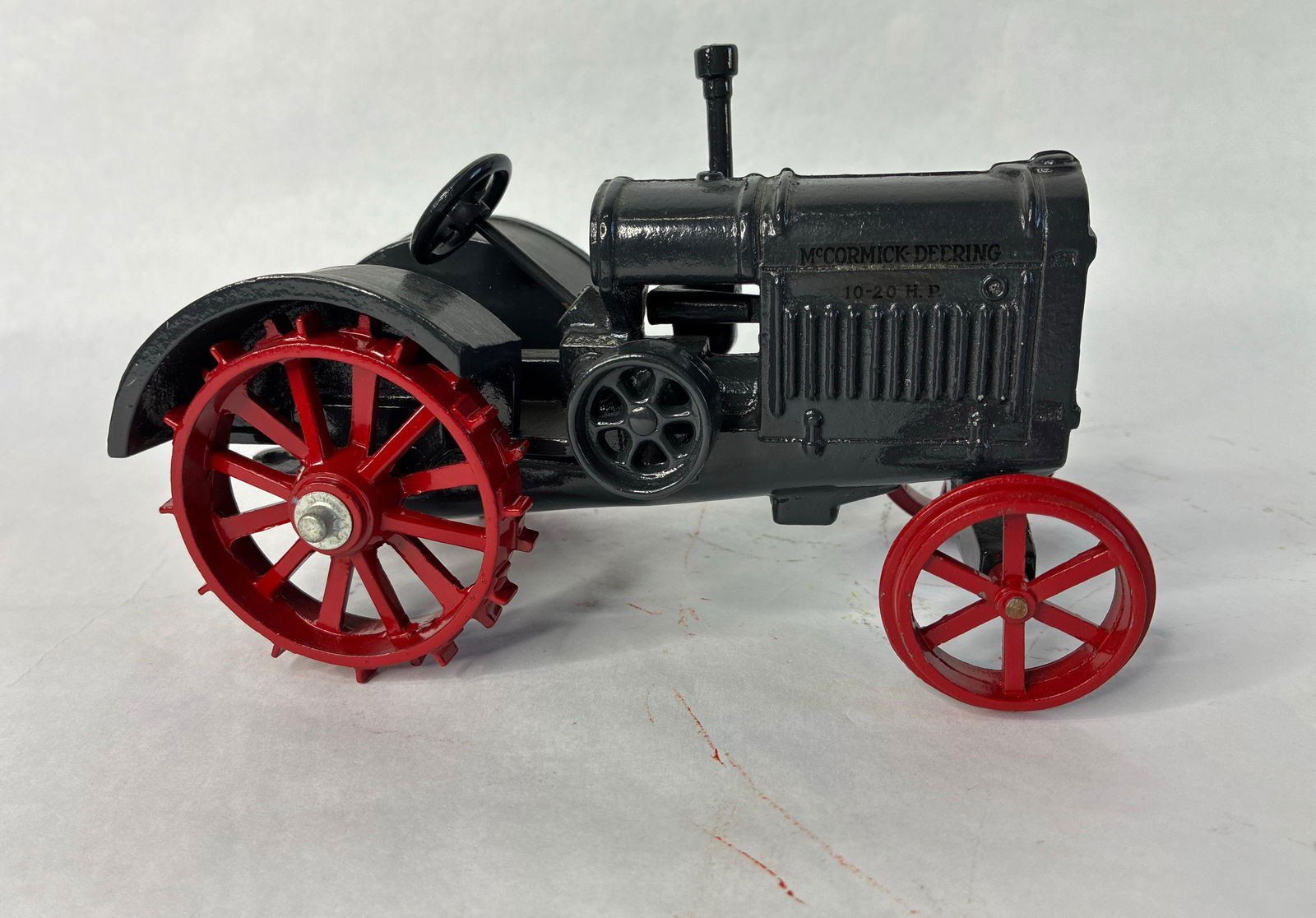 McCormick Deering 10-20 WF Steel Wheel Farm Toy Tractor: Out of box like new condition 1/16 scale