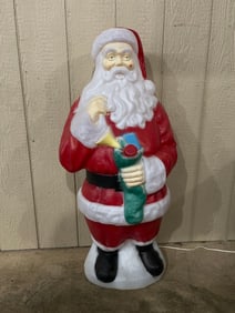 Santa w Stocking Blow Mold