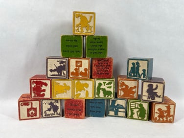 Nursery Rhyme Wooden Blocks