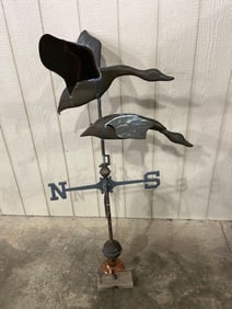 Geese in Flight Weathervane Topper