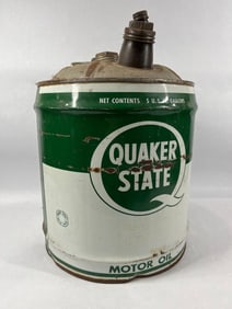 Quaker State 5 Gallon Can