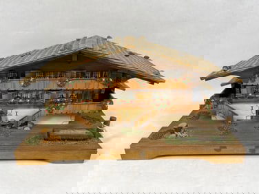 Swiss Folk Art Music Box