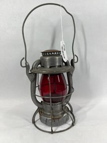 NY NH & H Red Globe Lantern