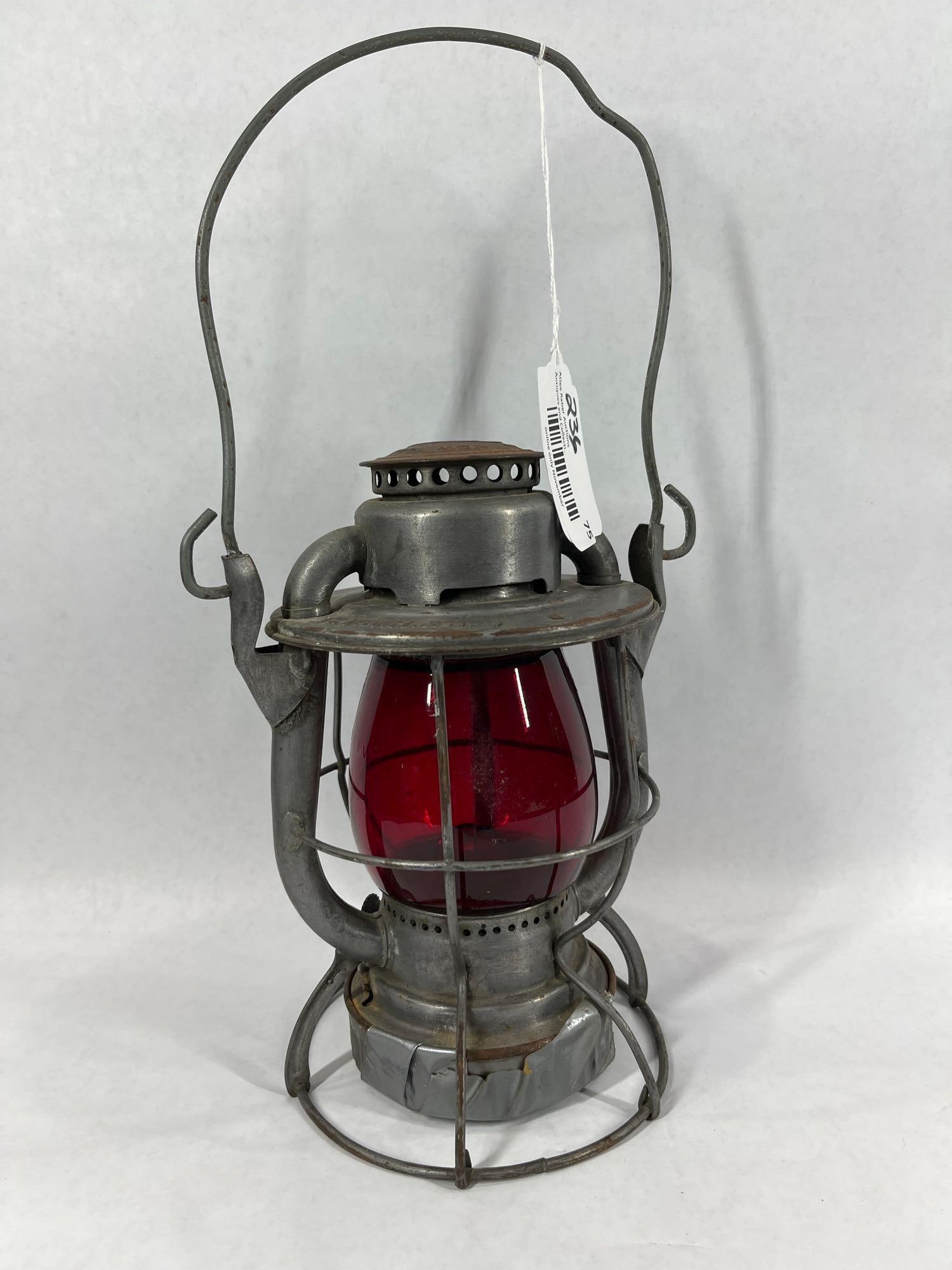 NY NH & H Red Globe Lantern (1 of 5)