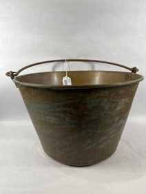 Waterbury Conn Brass Bucket