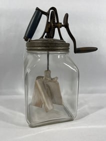 4QT Glass Butter Churn