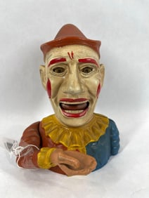 Cast Iron Mechanical Clown Bank