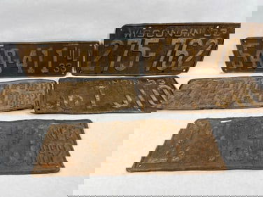 1930s License Plates