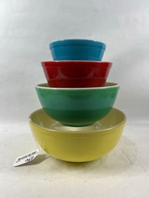 Primary Colors Pyrex Mixing Bowls