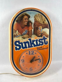 Sunkist Advertising Clock