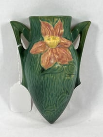 Roseville Poinsettia Wall pocket