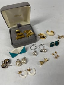 Sterling Silver and Vintage Earrings