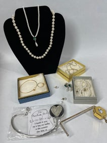 Gold Filled Chains and Pearl Necklaces