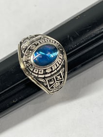 10K White Gold Class Ring