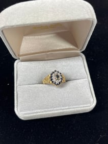 Gold Plated Stone Ring