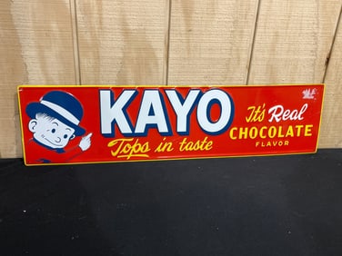 Kayo Chocolate Tin Sign