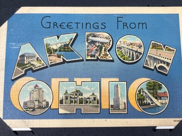 Akron Ohio & Surrounding Area Postcards