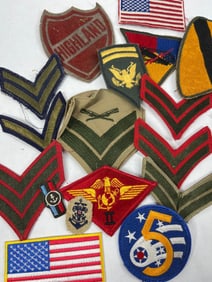 Military and Other Ribbons and Patches