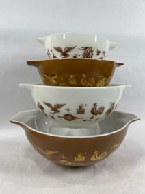 Early American Pyrex Cinderella Mixing Bowls