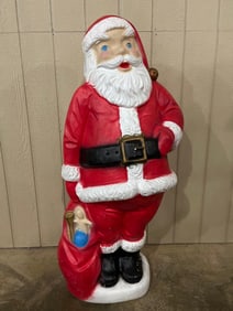 Lifesize Santa Blow Mold