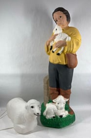 Shepherd Boy and Sheep Blow Molds