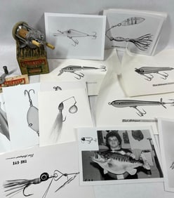 1969 Fred Arbogast Promotional Photos & Pflueger Reel