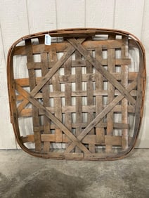 Large Southern Tobacco Basket