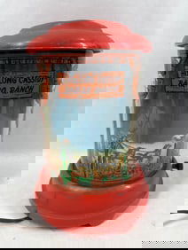 Hopalong Cassidy Spinning Lamp