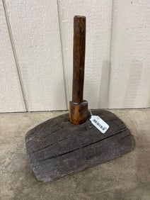 Large Wooden Stump Stomper