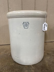 12 Gallon Stoneware Crock
