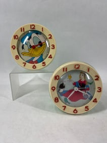 Sleeping Beauty and Donald Duck Alarm Clocks