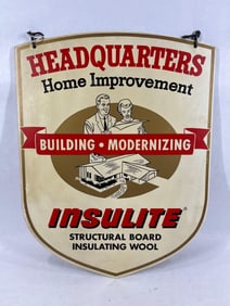 Insulite Headquarters Hanging Double Sided Sign