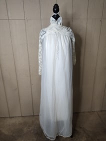 Silk & Lace Robe and Strappy Gown