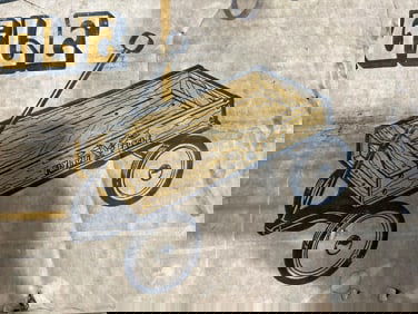 NOS Flying Eagle Pepsi Advertising Hardwood Coaster Wagon