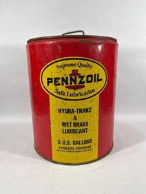 Pennzoil Lubricant Can
