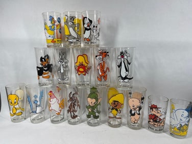 Pepsi Cola 1970s Looney Tunes Drinking Glasses