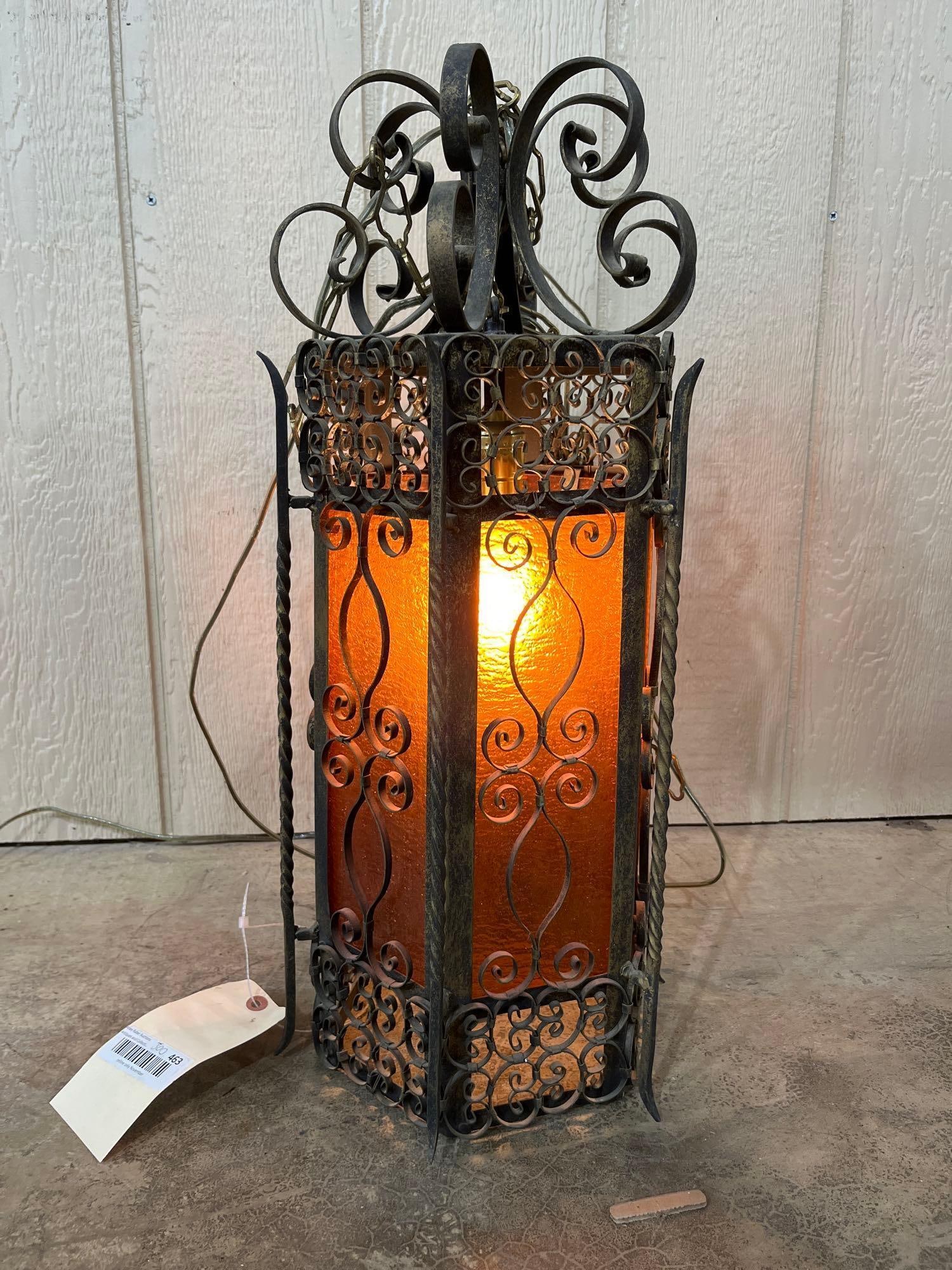 Spanish Revival Style Hanging Chandelier (1 of 3)