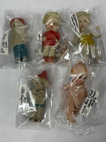 1940s Bisque Dolls and Rosie O'Neill Kewpie