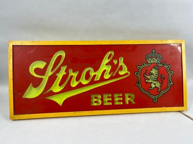 Stroh's Beer Lighted Sign